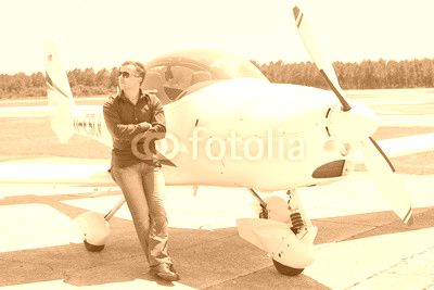 relaxing on aircraft