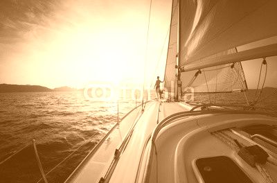 Man on the yacht