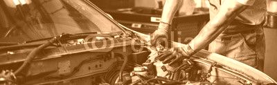 Fixing automotive engine