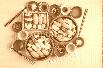 一般的な寿司　General sushi of the Japanese style