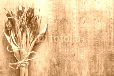 Bunch of tulips, spring flowers for mothers day, background
