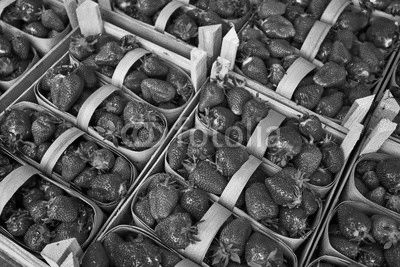 strawberries for sale at a market