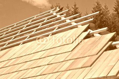neues Dach aus Holz