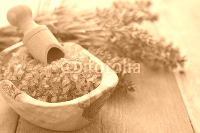 Lavender with sea salt