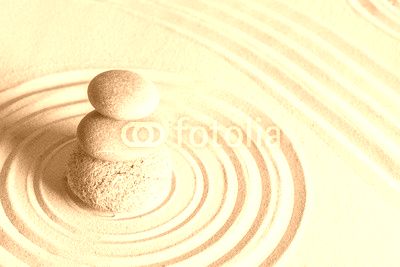 Zen stone garden