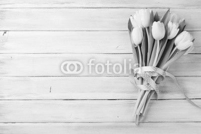 White tulips