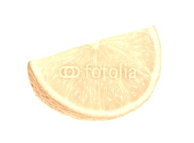 lime slice isolated without shadow