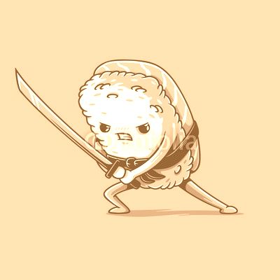 Samurai sushi series: Salmon