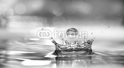 Splash water