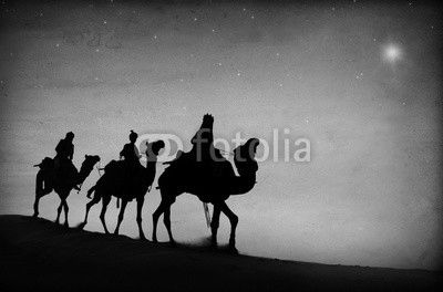 Three Kings Desert Star of Bethlehem Nativity