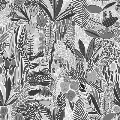 Tropical seamless floral pattern
