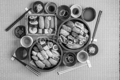 一般的な寿司　General sushi of the Japanese style