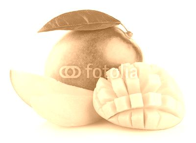 mango fruit isolated on white background