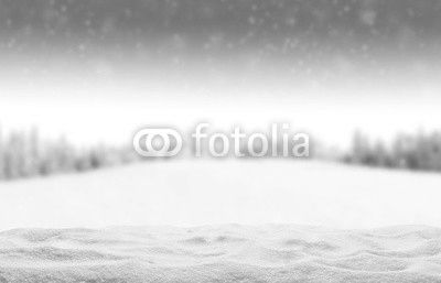 Winter snowy background