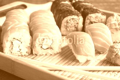Japanese sushi set