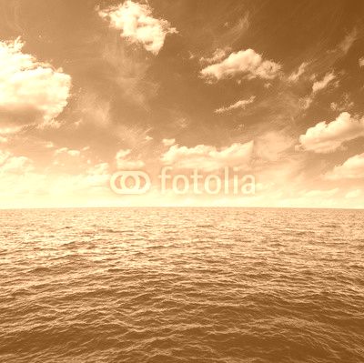 Blue sea water surface