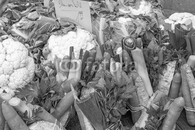 Mixed vegetables for sale at a market