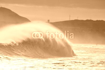 Large Waves Breaking on the Coast