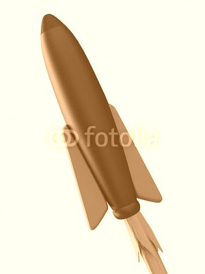 Toy Rocket in 3D