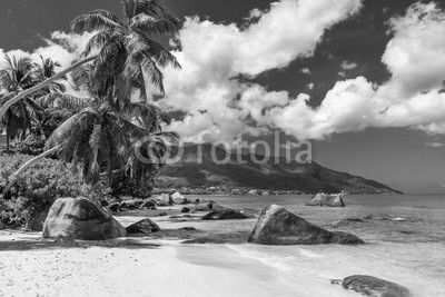 Baie Beau Vallon - Beach on island Mahe in Seychelles