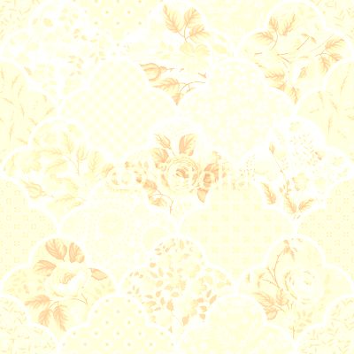 seamless floral patchwork pattern with roses in pastel colors
