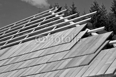 neues Dach aus Holz