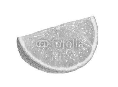 lime slice isolated without shadow
