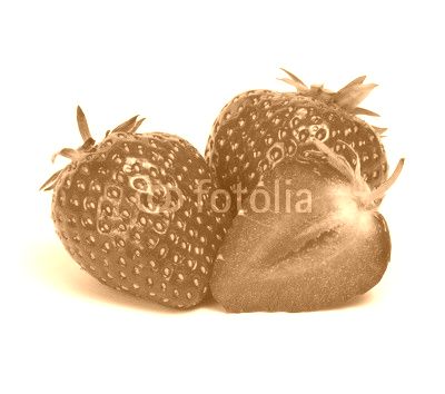 Fresh strawberry isolated on white