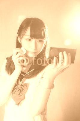 japanese school girl make up