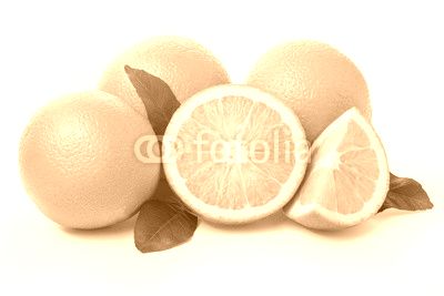 Orange fruit isolated