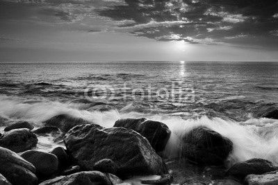 Sunset over sea
