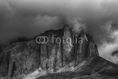 Clouds over the mountains