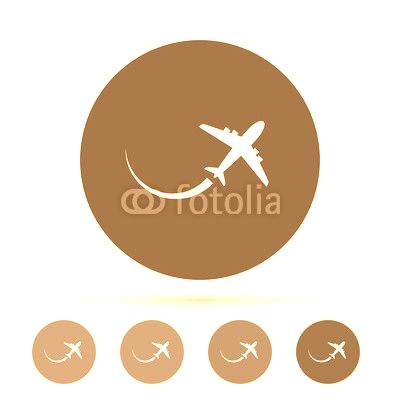 Airplane sign icon. Travel trip symbol.