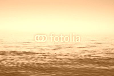 Sea waves on a background of blue sky