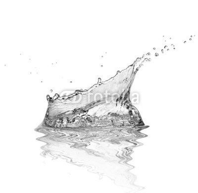 water splash drop blue liquid