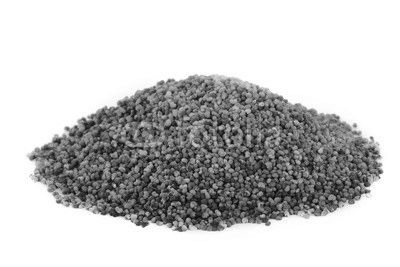 heap of poppyseed isolated