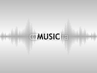 Abstract sound waves.