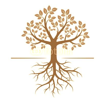 Green Tree. Vector Illustration.