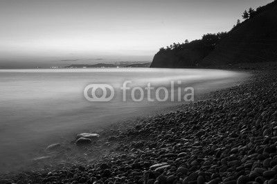 sunset on the beach