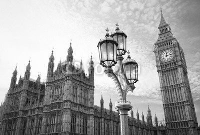 Big Ben and the houses of parliament in London