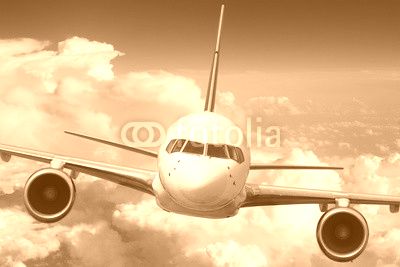 Commercial Airliner during flight