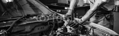 Fixing automotive engine