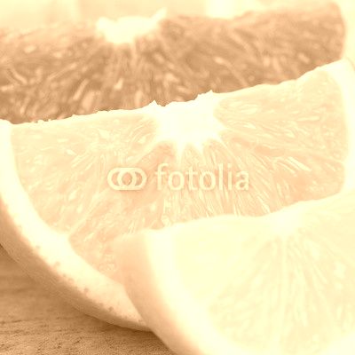 Nahaufnahme geschnittene Orange, Zitrone und Grapefruit Früchte
