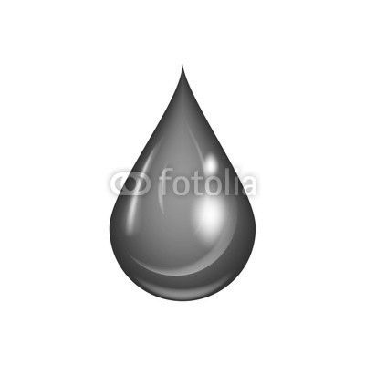 Water drop vector illustration.