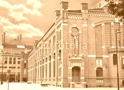 old buildings of CHP in Lodz after revitalization