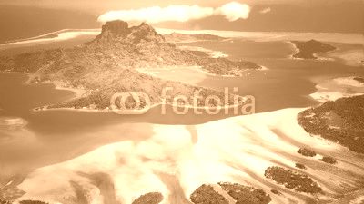 Bora-Bora vue du ciel