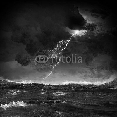 Storm at night