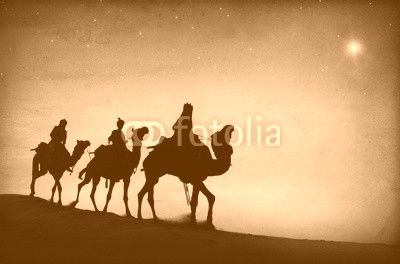 Three Kings Desert Star of Bethlehem Nativity