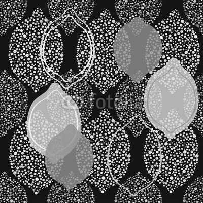 Seamless pattern with lemon and lime .