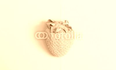 Purple painted strawberry